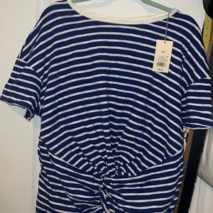 Blue and White T-shirt